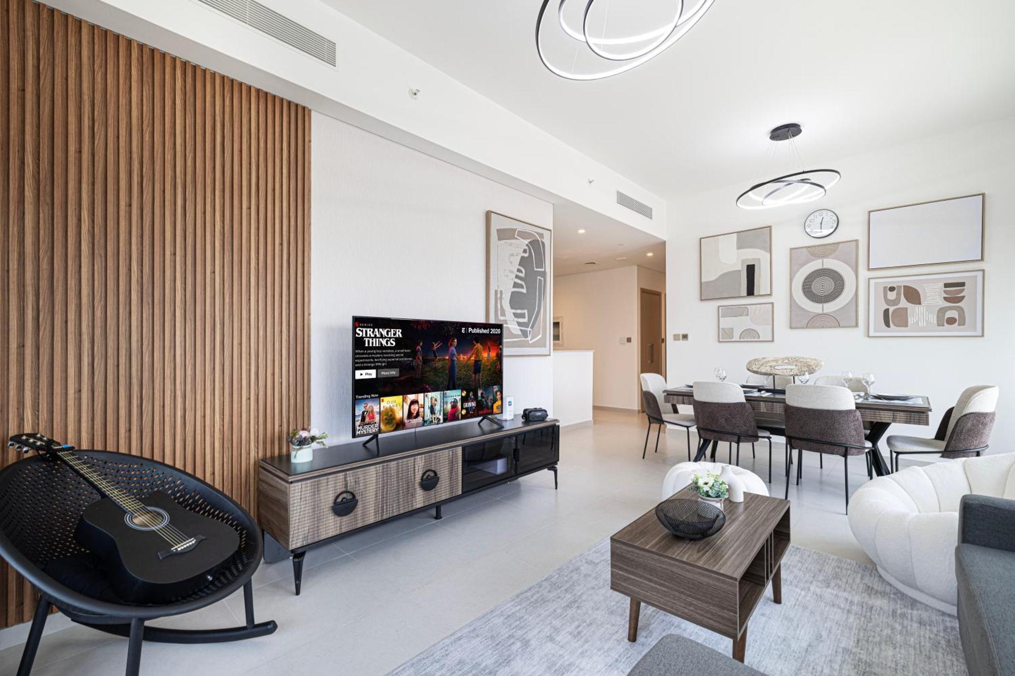 Appartamento 5 Minute Walk To The Fountains! Full Burj Khalifa View! 5-star Pool & Gym!