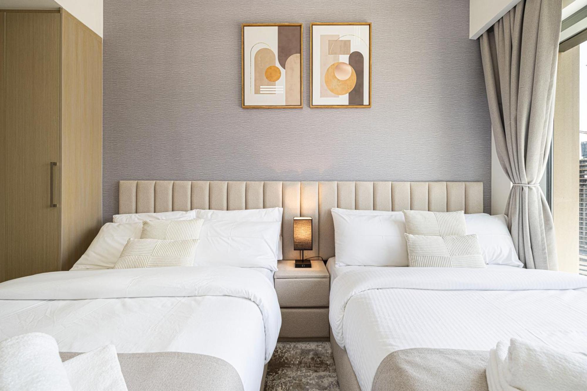 Appartamento 5 Minute Walk To The Fountains! Full Burj Khalifa View! 5-star Pool & Gym! *